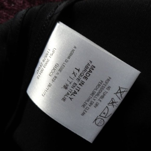 GUCCI TOM FORD BLACK PENCIL SKIRT NWOT ITALY 4 - Picture 8 of 14